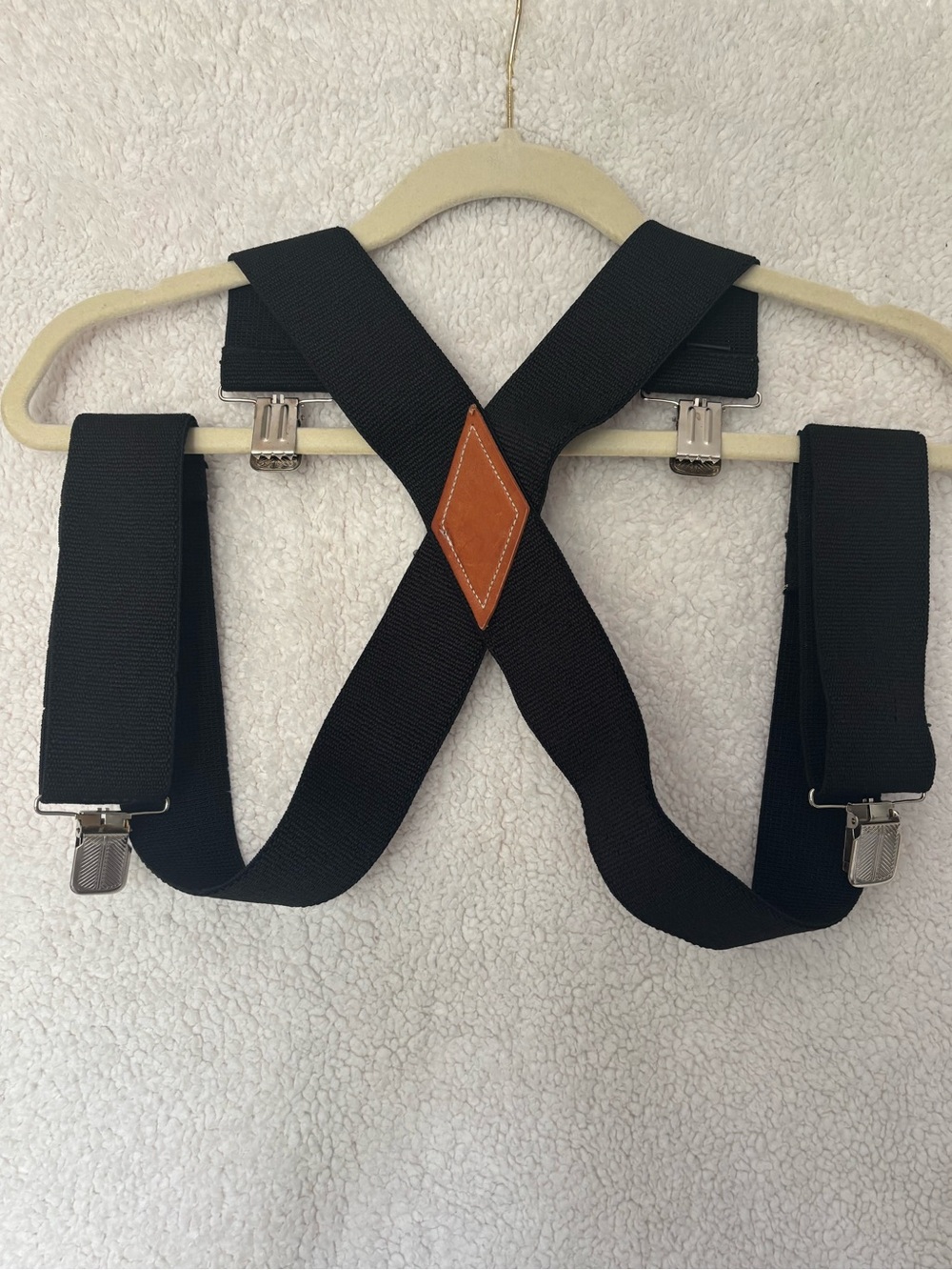 Men's Thick Black Suspenders - Costume /
Dress-Up